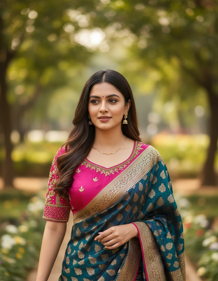 Heavy Maggam Blouse - BBS507B