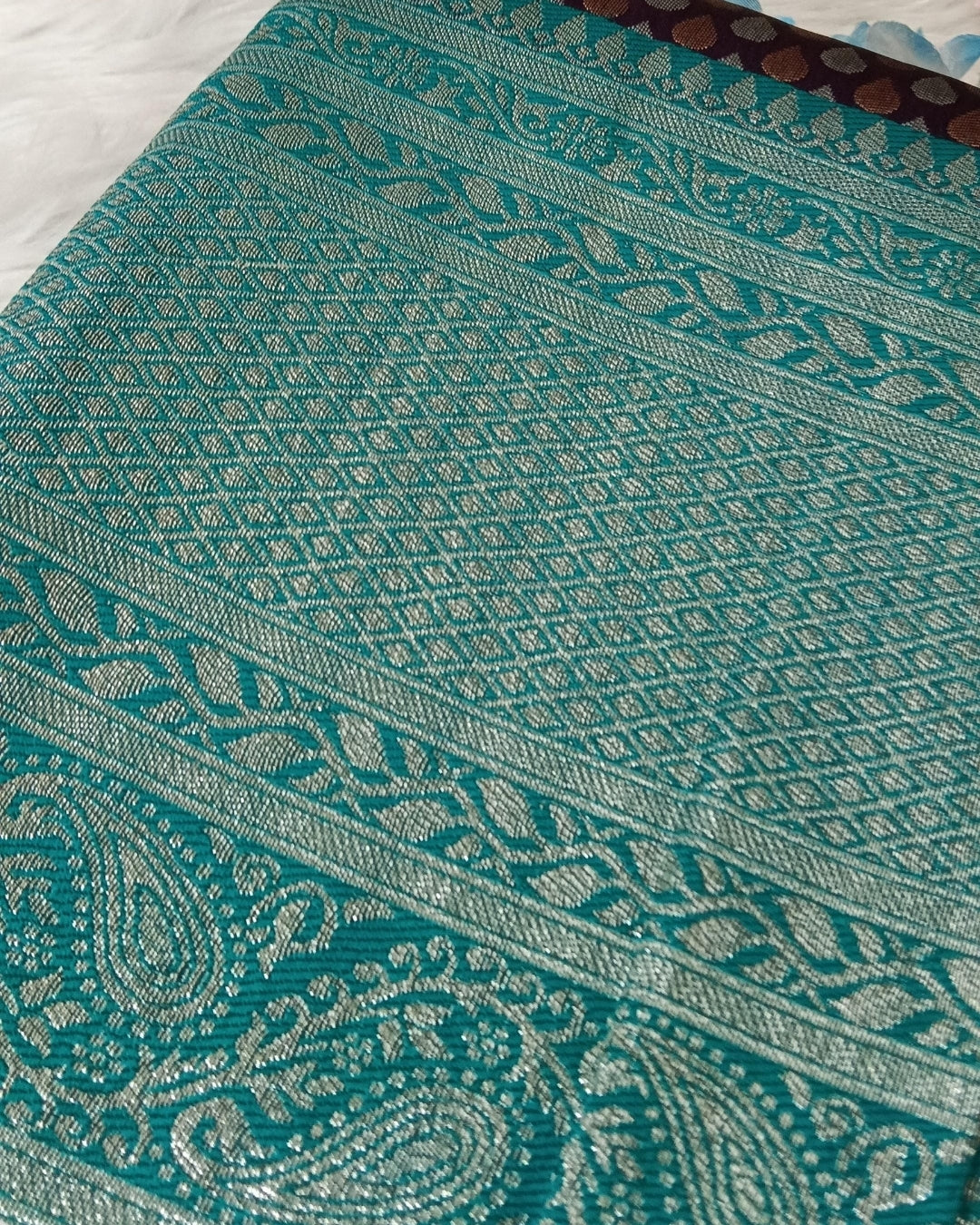 Semi Banarasi pattu saree - BBS179