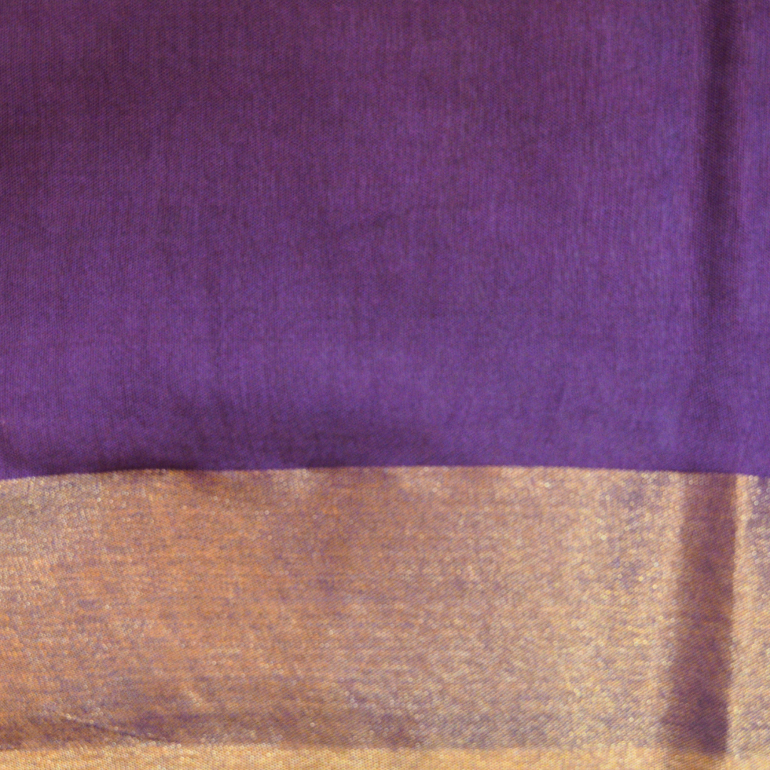 Tusser Saree With Self color blouse - BBS166