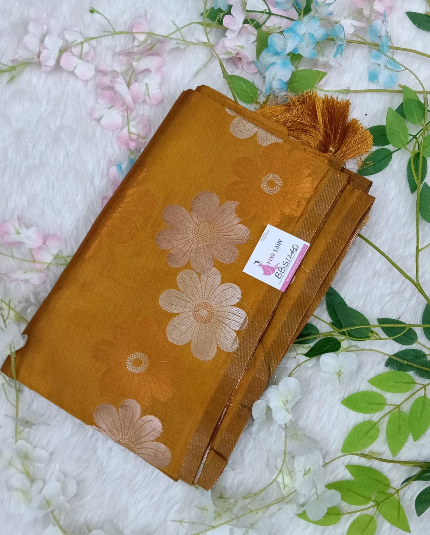 Banarasi soft Silk Saree with Weaving - BBS124D