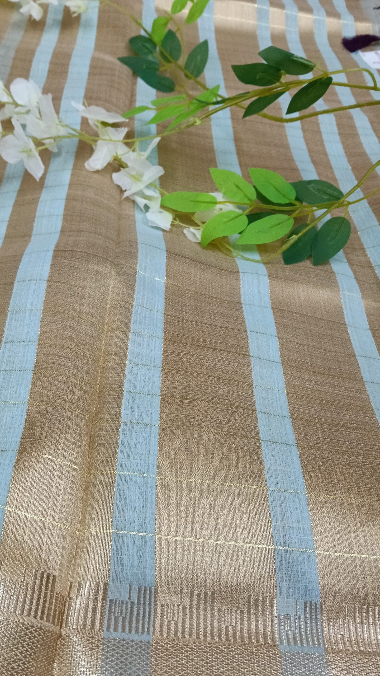 Soft Chanderi pattu saree with Zeri Lines - BBS127B
