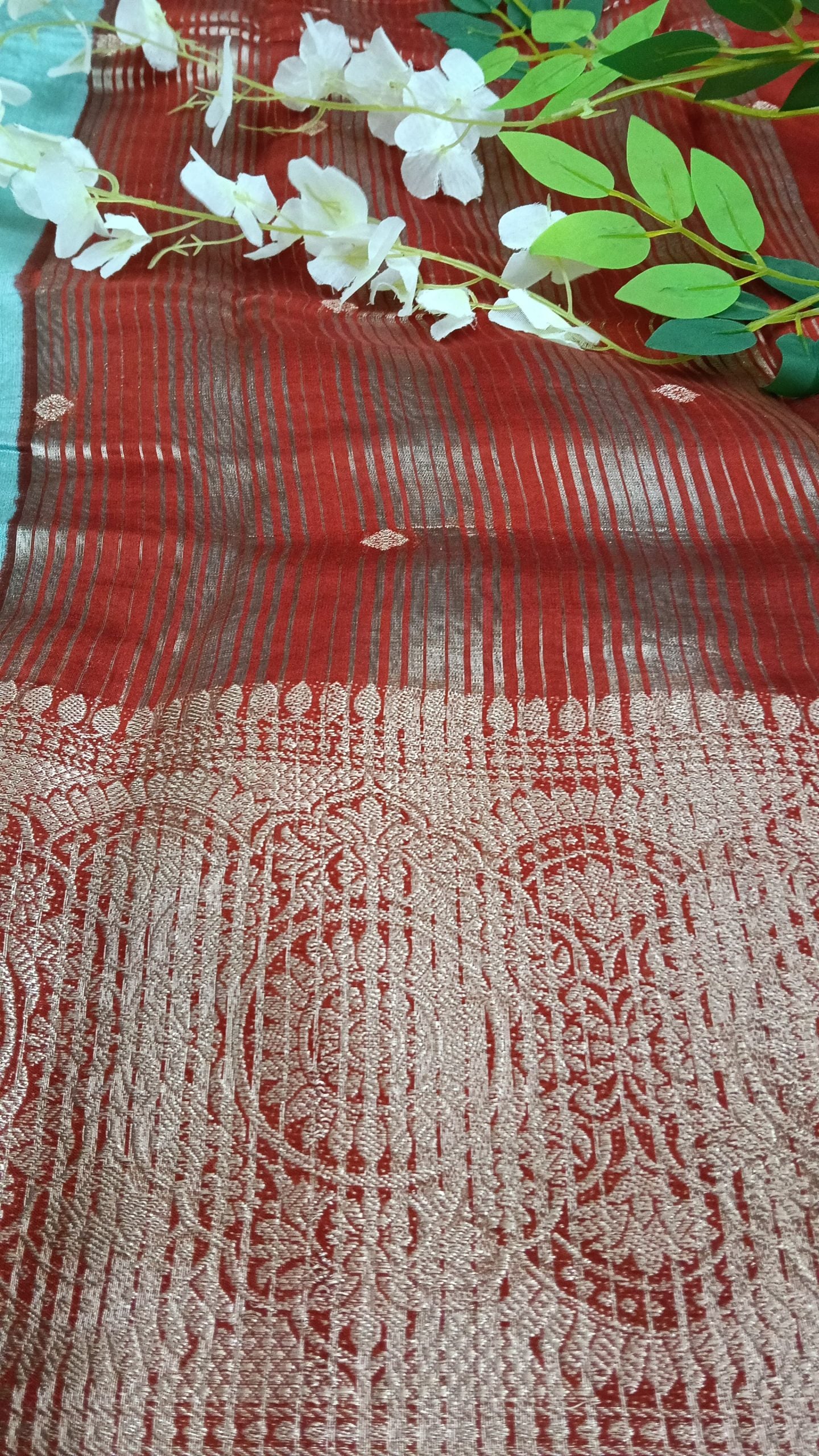 Chiniya Pattu saree with small Buta - BBS133C