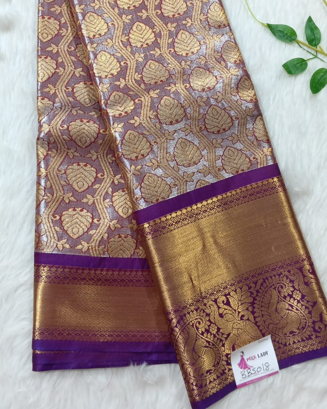 Semi Kanchipattu Saree/Wedding Saree - BBS018
