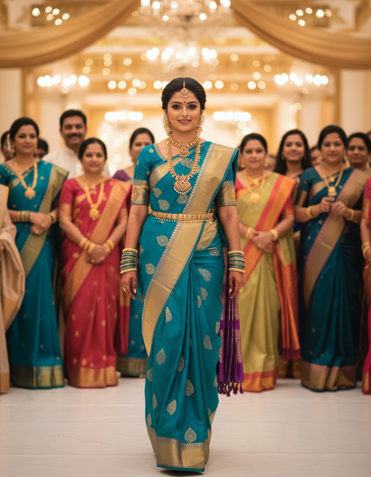 Pure Kanchipattu Handloom Saree - BBS301