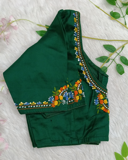 Embroidery work Blouse - BBS517G