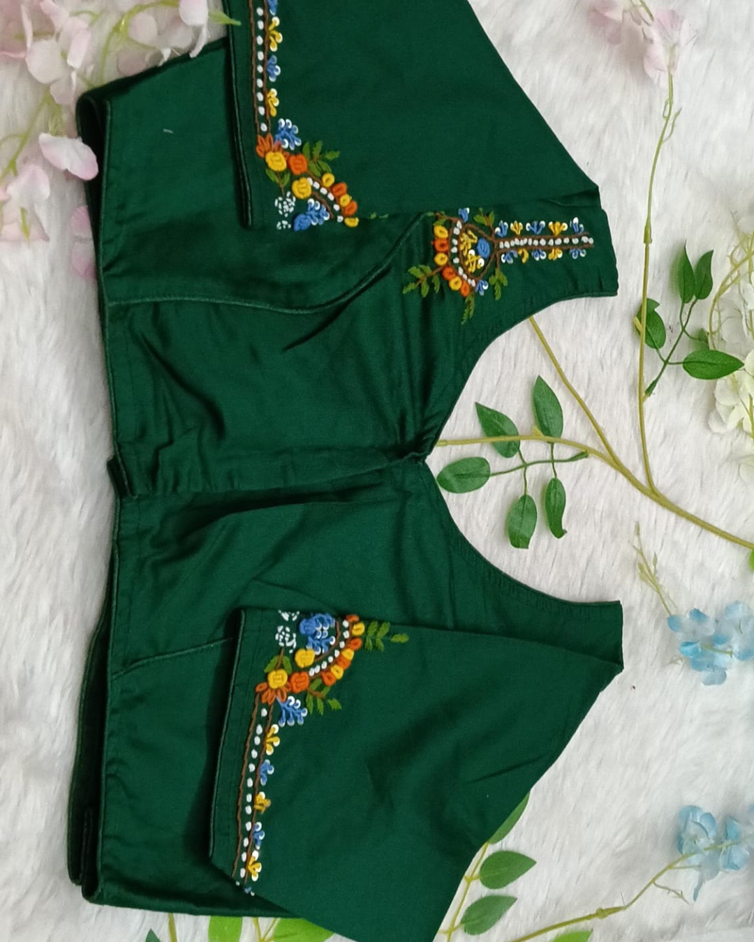 Embroidery work Blouse - BBS517G