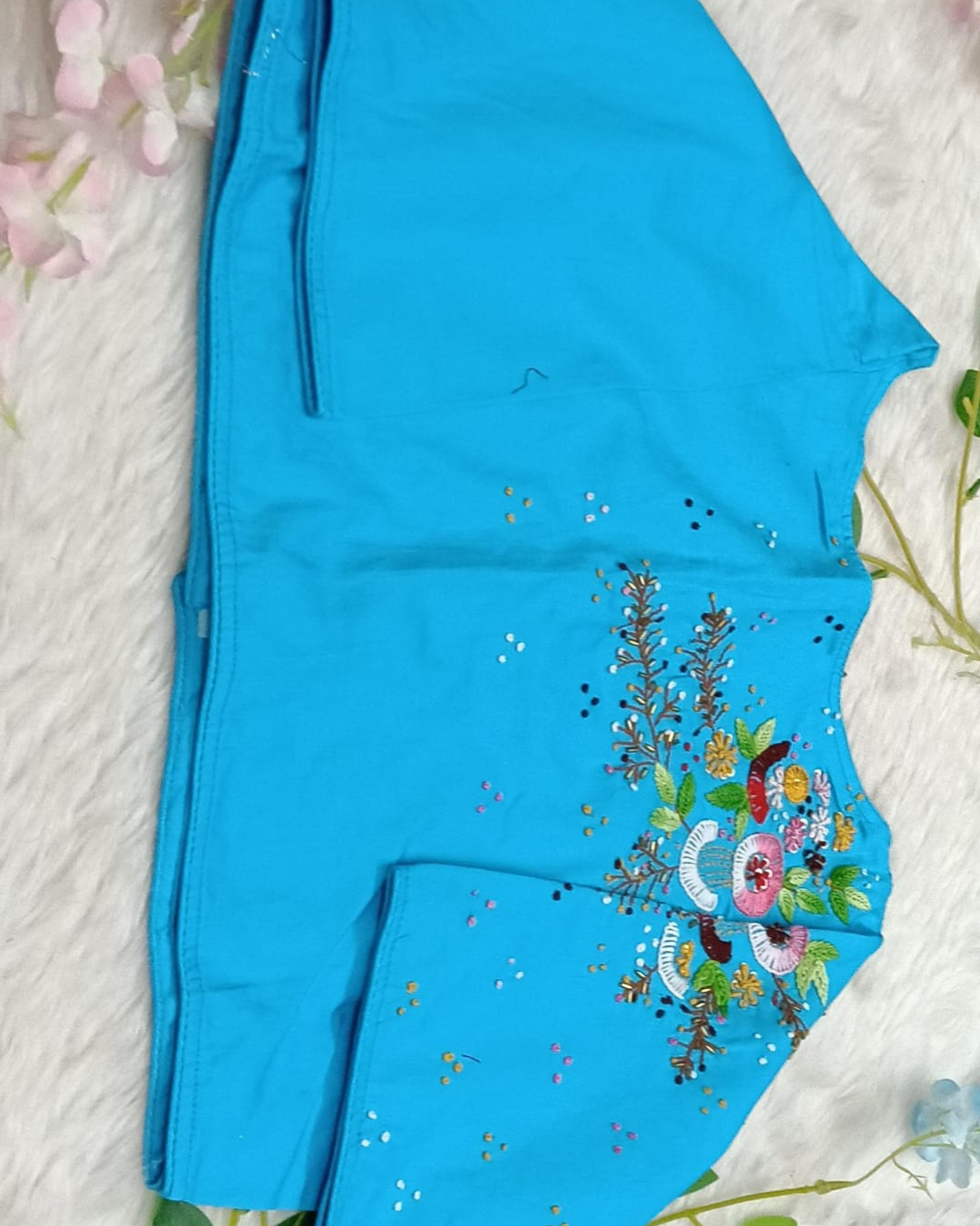Embroidery work Blouse - BBS523C