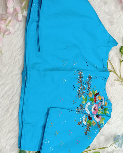 Embroidery work Blouse - BBS523C