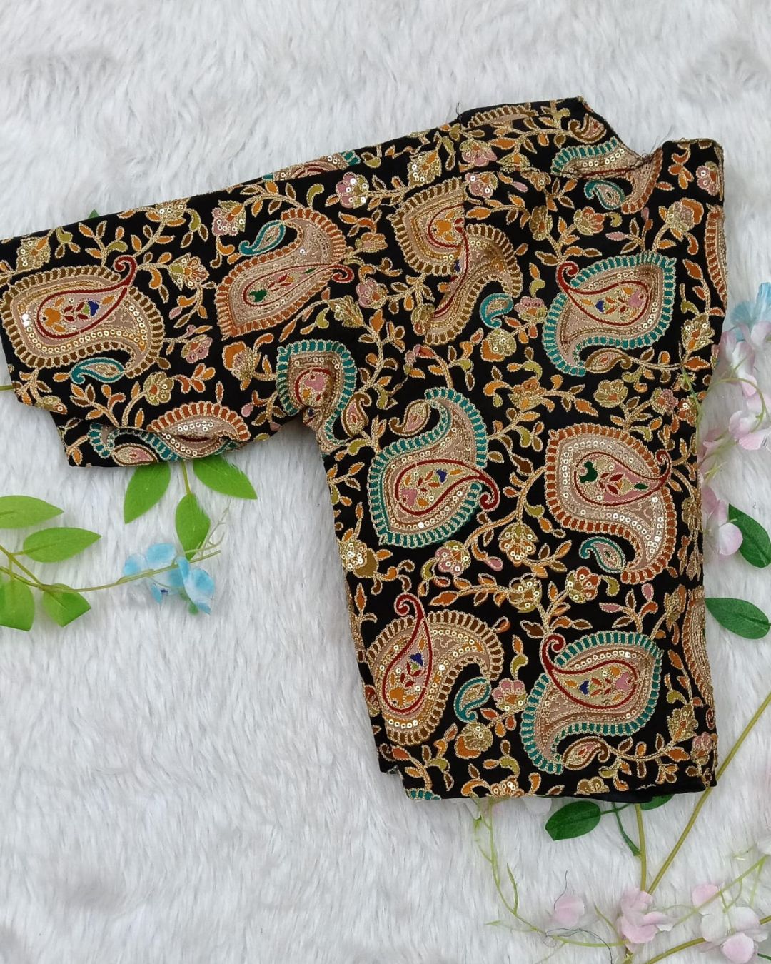Crape Silk Blouse - BBS506B