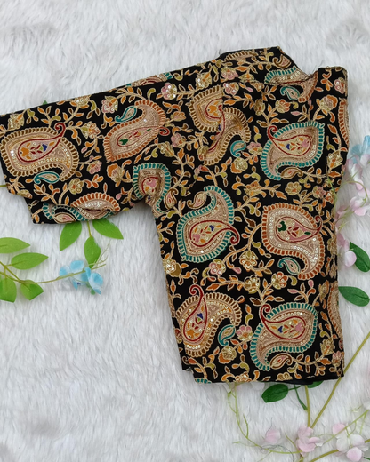 Crape Silk Blouse - BBS506B
