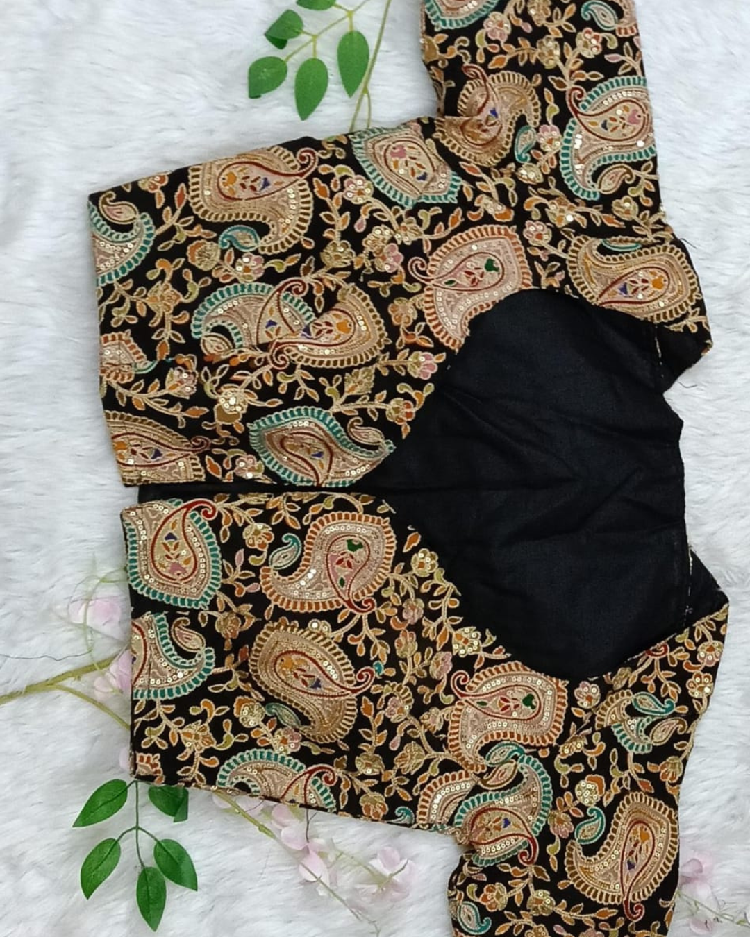 Crape Silk Blouse - BBS506B