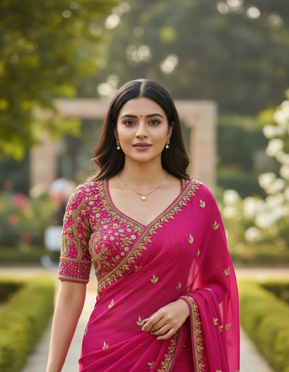 Heavy Maggam Blouse - BBS507B