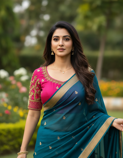 Heavy Maggam Blouse - BBS507B