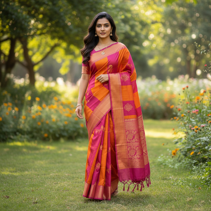 Kora cotton Saree - BBS183B