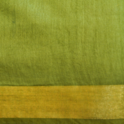 Tusser Saree With contrast blouse - BBS182B