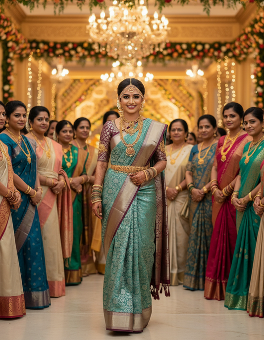 Kanchipattu Saree/Wedding Saree - BBS003