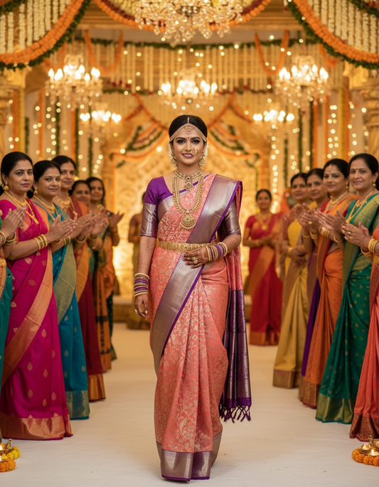 Pure Kanchipattu Saree/Wedding Saree - BBS004