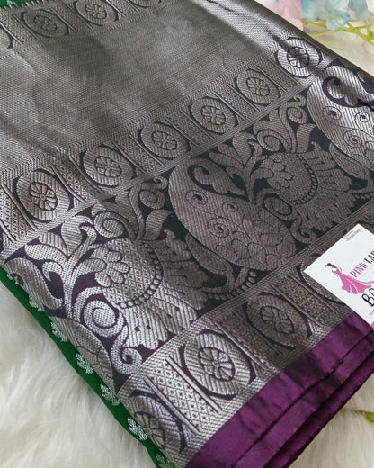 Soft Semi Banarasi Pattu Saree - BBS172