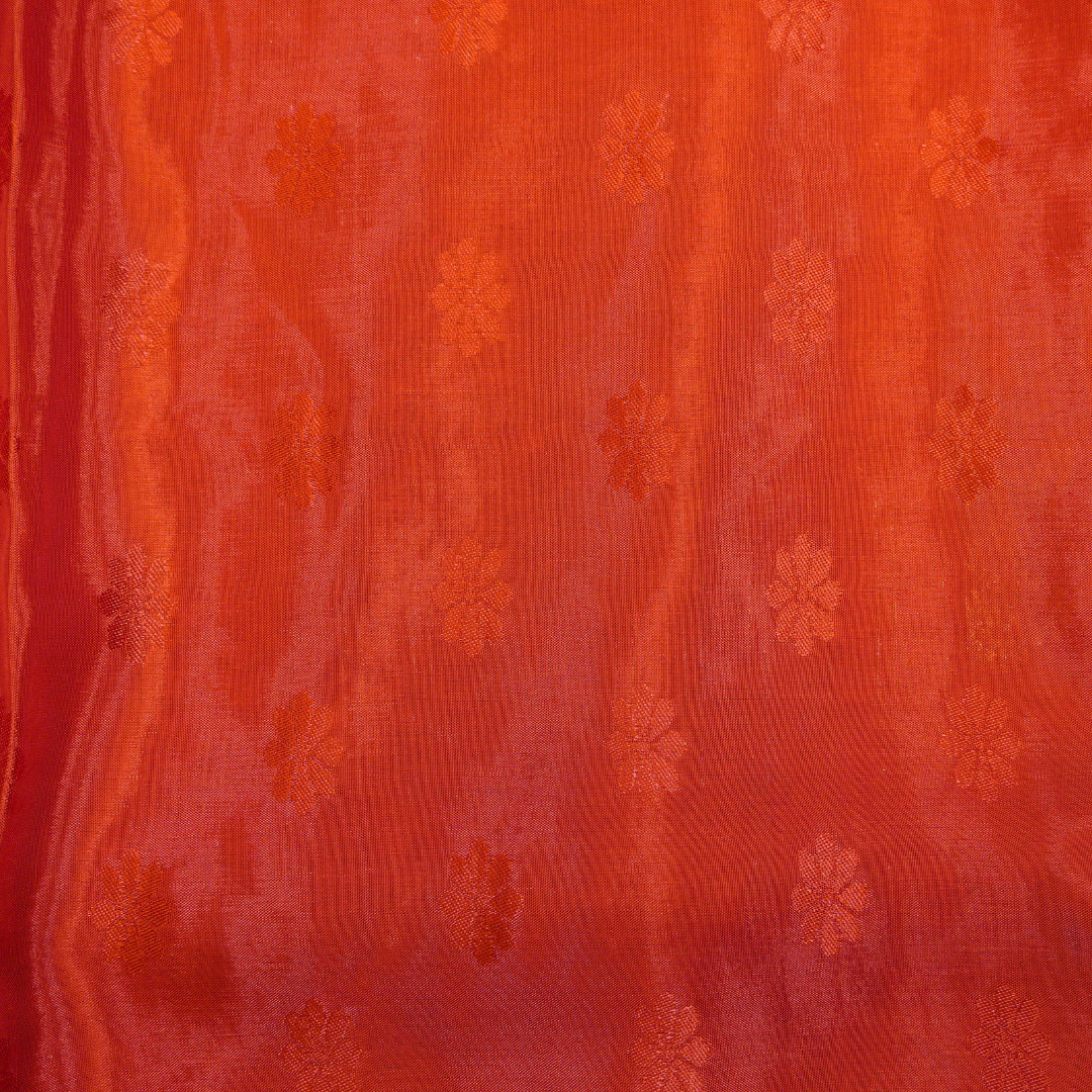 Banarasi Mashroo Saree with Weaving border and buta - BBS074