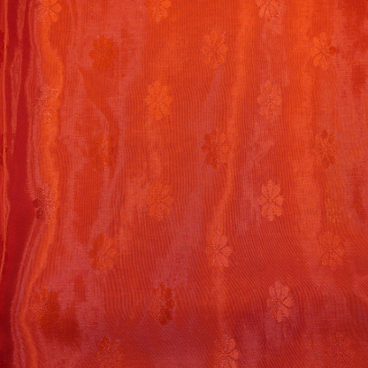 Banarasi Mashroo Saree with Weaving border and buta - BBS074