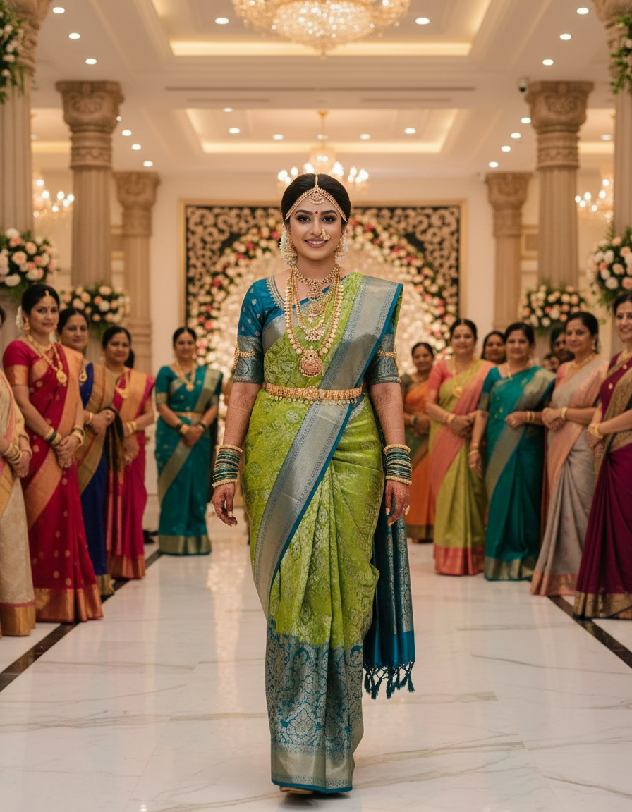 Pure Kanchipattu Saree/Wedding Saree - BBS005