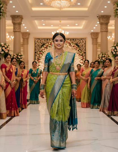 Pure Kanchipattu Saree/Wedding Saree - BBS005