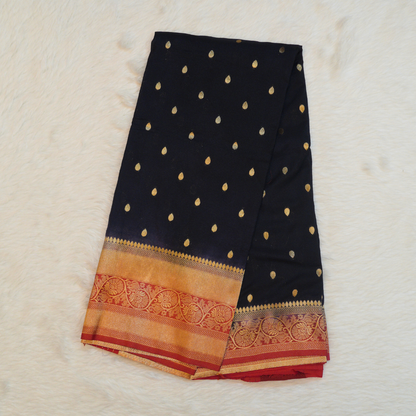 Banarasi Crape Silk Saree - BBS076