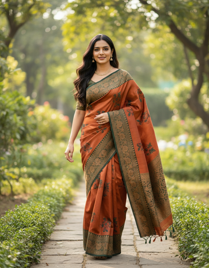 Soft Silk Saree - BBS065
