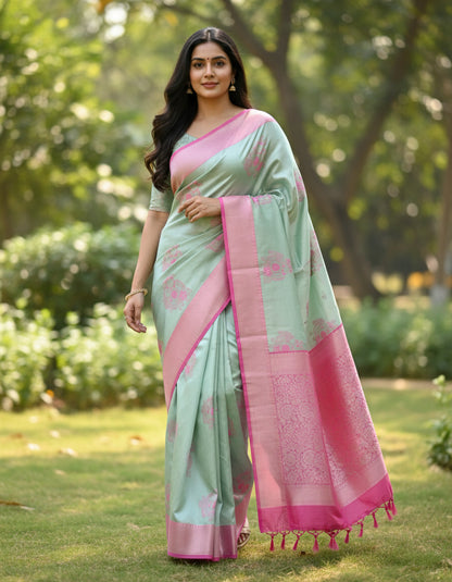 Soft Silk Saree - BBS066