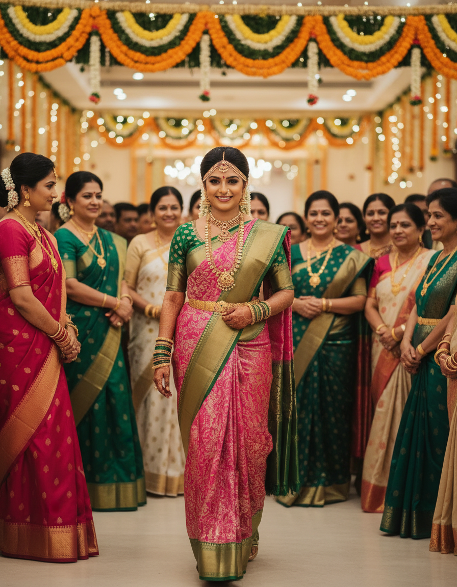 Kanchipattu Saree/Wedding Saree - BBS009
