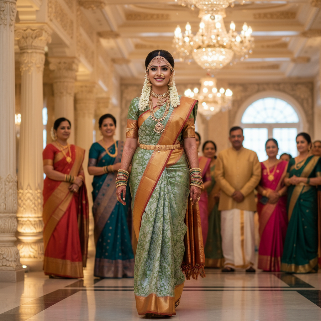 Kanchipattu Saree/Wedding Saree - BBS027