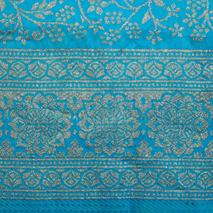 Banarasi Khadi Georgette Saree with Meenakaari design - BBS087
