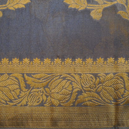 Banarasi Khadi Georgette Saree with Jaali Design - BBS090