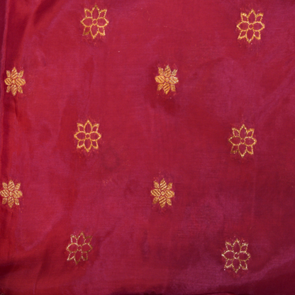 Banarasi Mashroo Silk Saree with Meenakaari Work - BBS091
