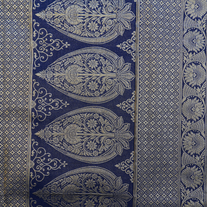 Banarasi chiffon Georgette saree with meenaakari border - BBS094
