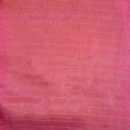 Banarasi chiffon Georgette saree with Kanchi border - BBS095