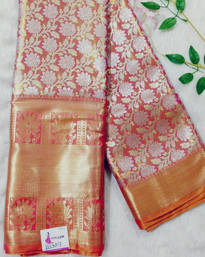 Semi Kanchipattu Saree/Wedding Saree - BBS017
