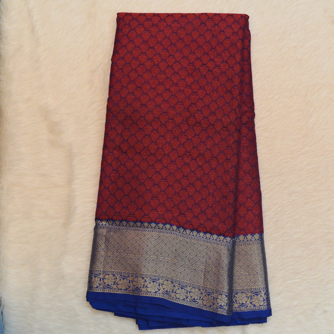 Bhagalpuri Saree with big border - BBS180