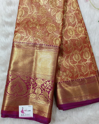 Semi Kanchipattu Saree/Wedding Saree - BBS021