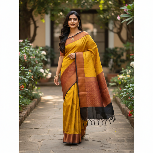 Light Weight Pattu Saree - BBS175