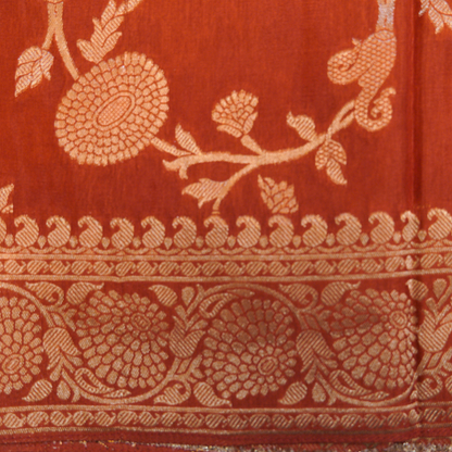Banarasi Georgette Saree with Jaali Design - BBS104