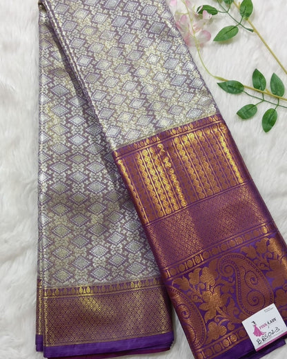 Semi Kanchipattu Saree/Wedding Saree - BBS023
