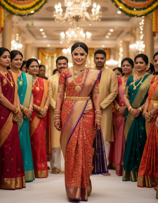 Kanchipattu Saree/Wedding Saree - BBS034