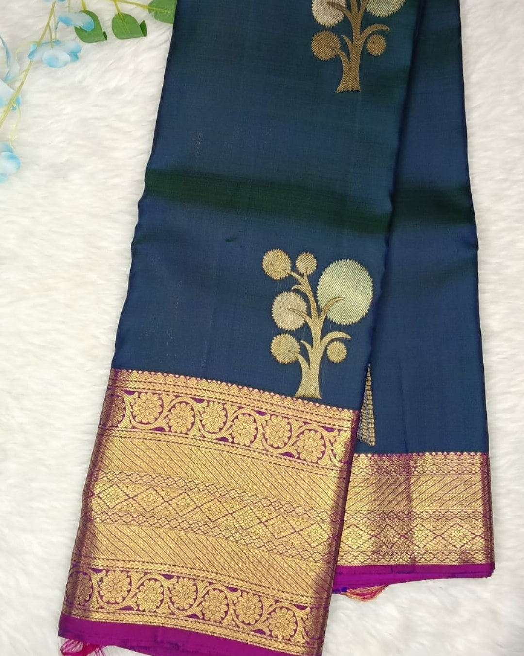 Pure Kanchipattu Handloom Saree - BBS305