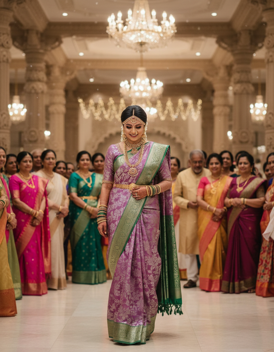 Kanchipattu Saree/Wedding Saree - BBS037