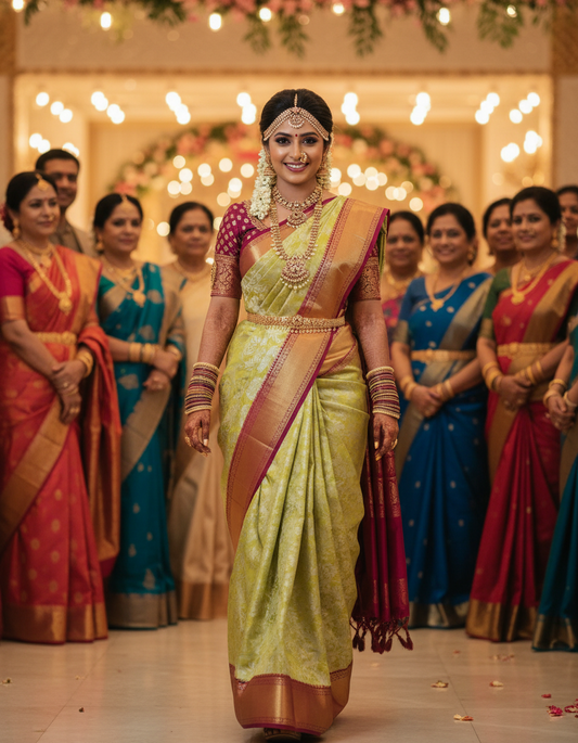 Kanchipattu Saree/Wedding Saree - BBS042