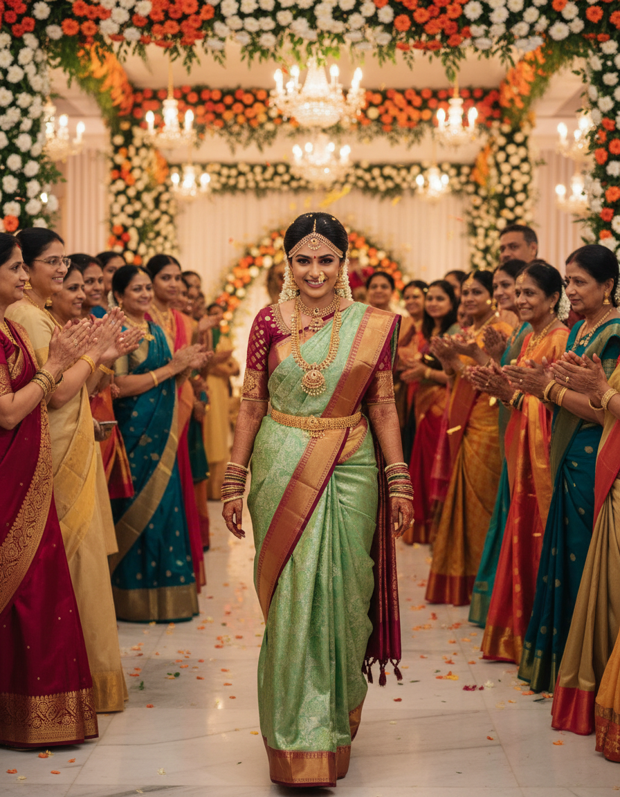 Kanchipattu Saree/Wedding Saree - BBS049