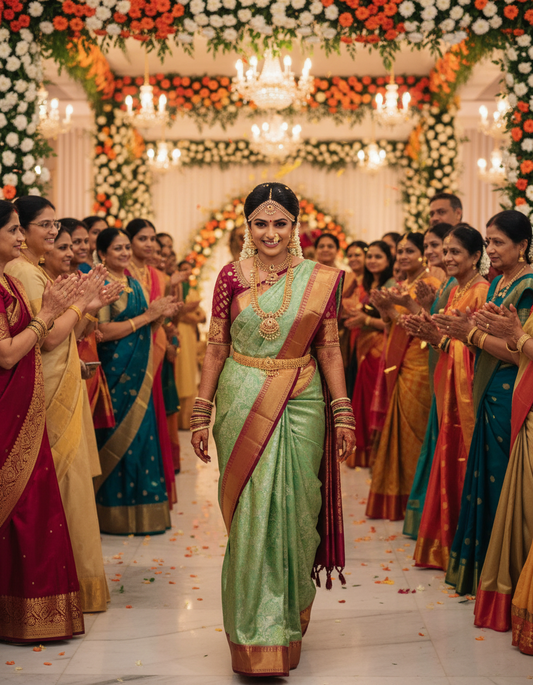 Kanchipattu Saree/Wedding Saree - BBS049