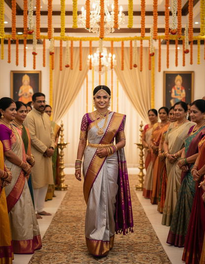 Kanchipattu Saree/Wedding Saree - BBS052