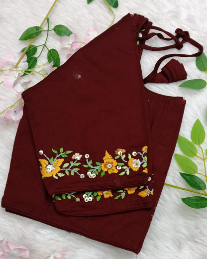Embroidery work Blouse - BBS521A